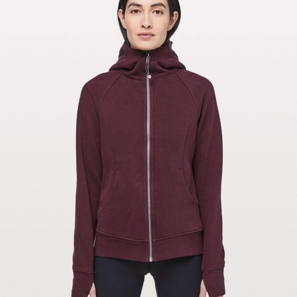 NWT Lululemon Scuba Hoodie IV Size 4 Dark Adobe Color